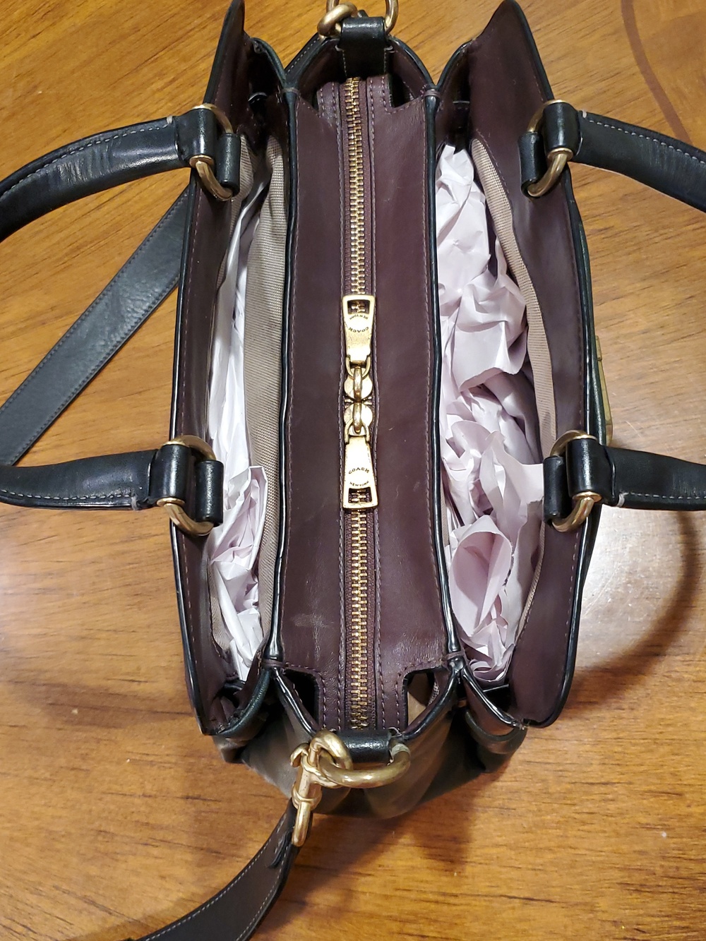 Coach Tate Carryall 29 Colorblock satchel - Picture 8 of 16